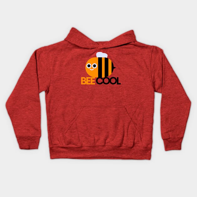 Bee Cool Kids Hoodie by zoomade